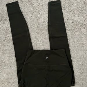 olive green lululemon leggings